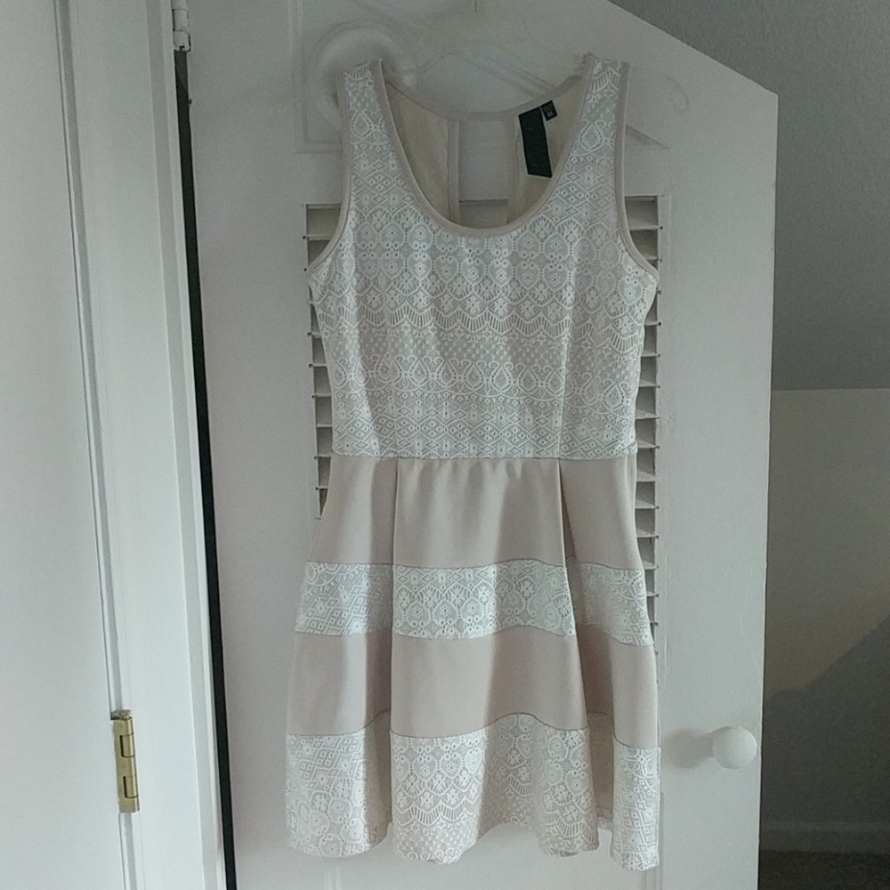 Lacy A-line dress